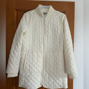 T by Talbots quilted jacket Color: Ivory Condition: Like New (only worn once)